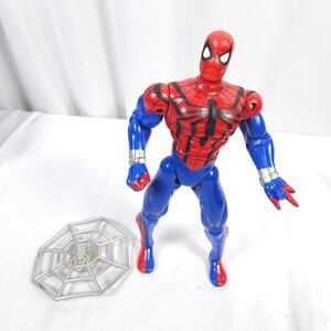 VTG 1995 MARVEL Spider-Man Deluxe Edition 10" Action Figure With Web Toy Biz